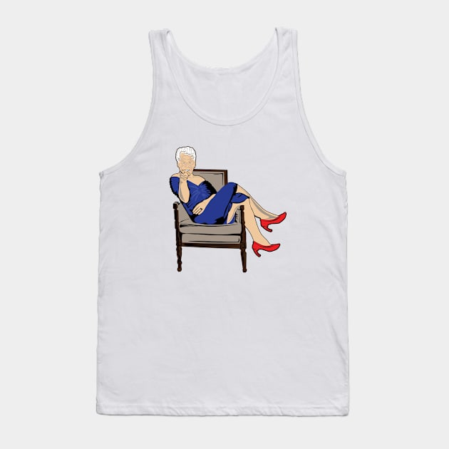 BIll Clinton In Blue Dress Tank Top by CabalCollection